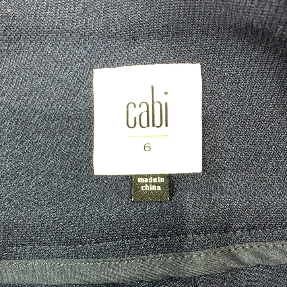 Cabi Women's Black Stretch Straight Pencil Skirt - 8 - Picture 6 of 13